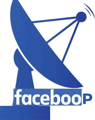 facebooP satellite dish logo